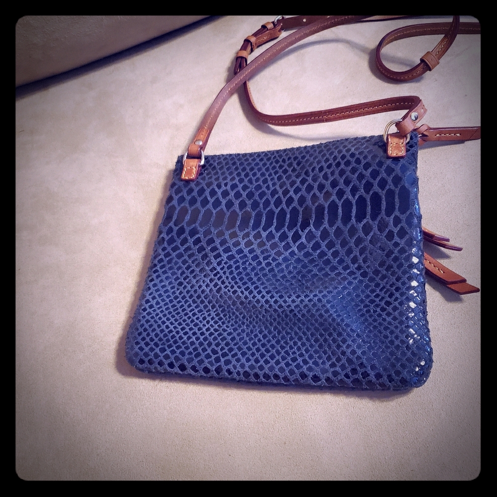 Snake skin crossbody